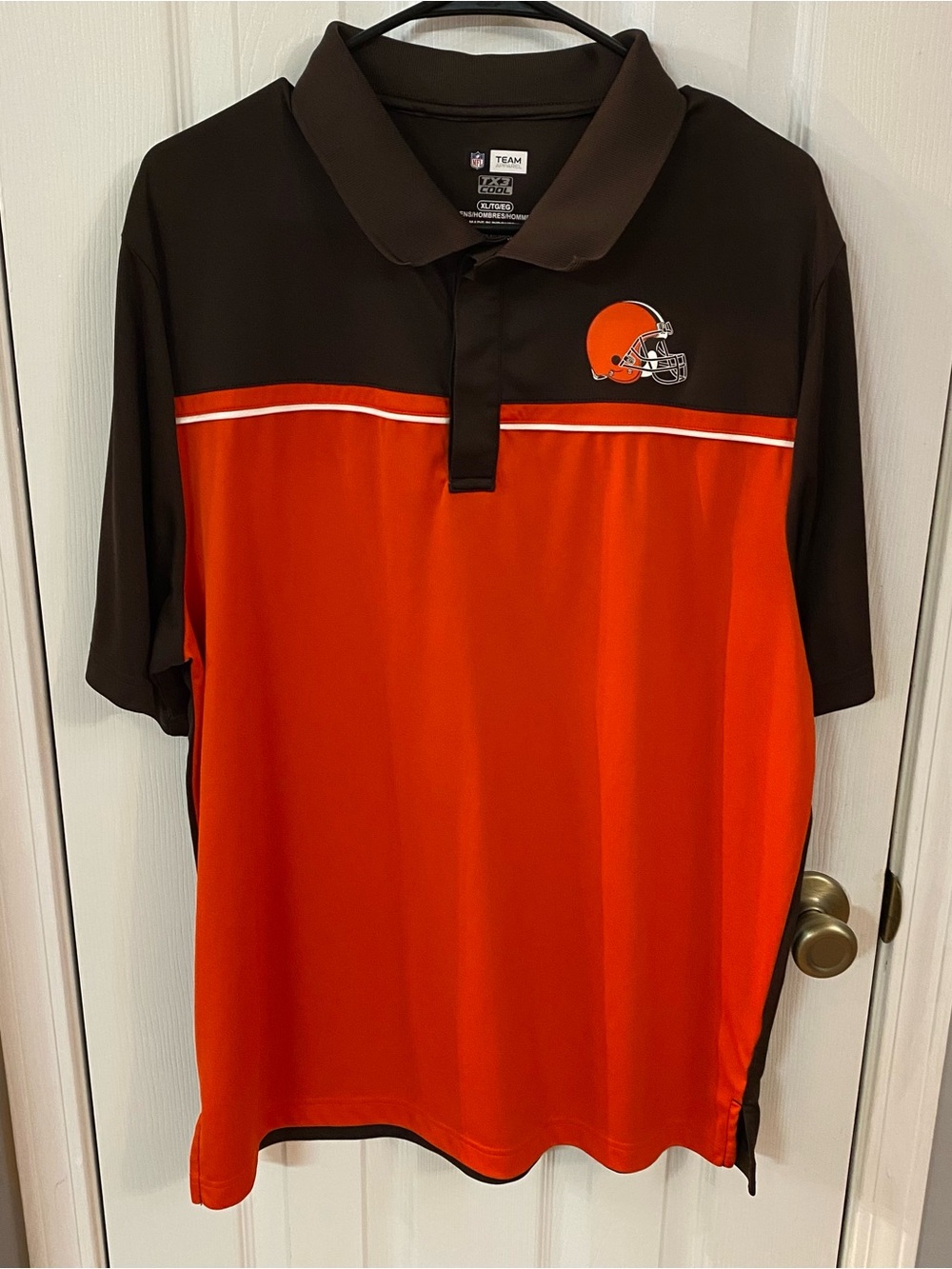Cleveland Browns NFL Team Apparel TX3‎ Cool Performance Polo Shirt XL